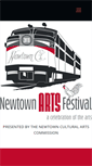 Mobile Screenshot of newtownartsfestival.com